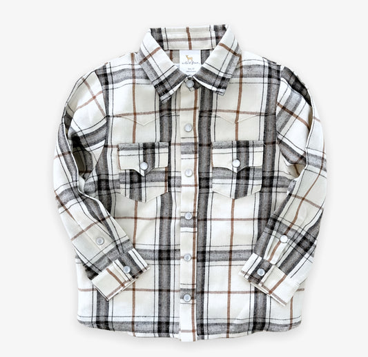 Velvet Fawn Classic Plaid Flannel Kasey Shacket
