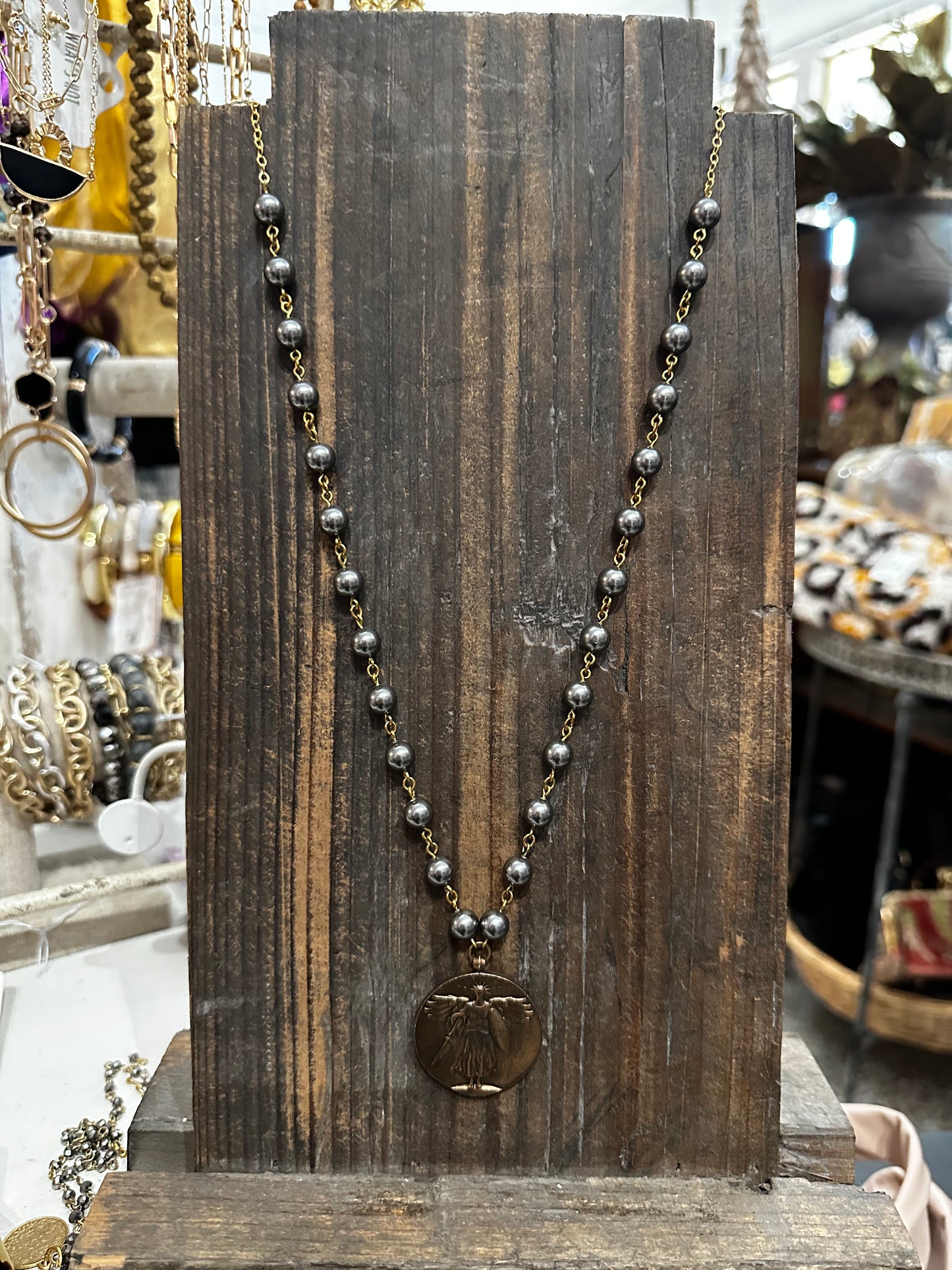 Swarovski Pearl Long Necklace