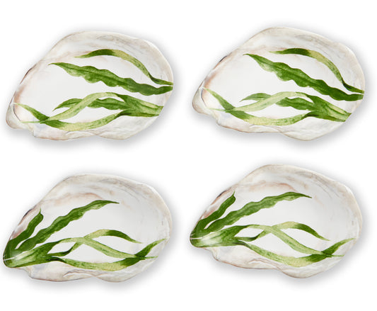 Seafood Collection- Oyster Plates (Set of 4)