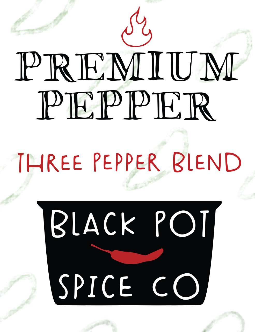 Black Pot Spice Co.- Premium Pepper